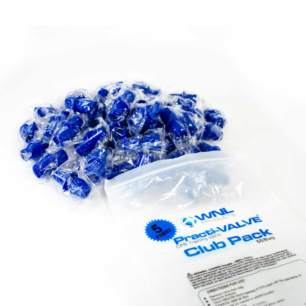 Pack of 50 CPR Training Valves, WNL Products