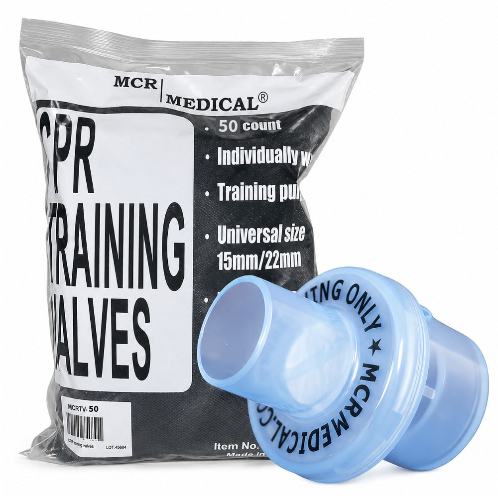 Pack of 50 CPR Training Valves, MCR Medical - Basic Filtration