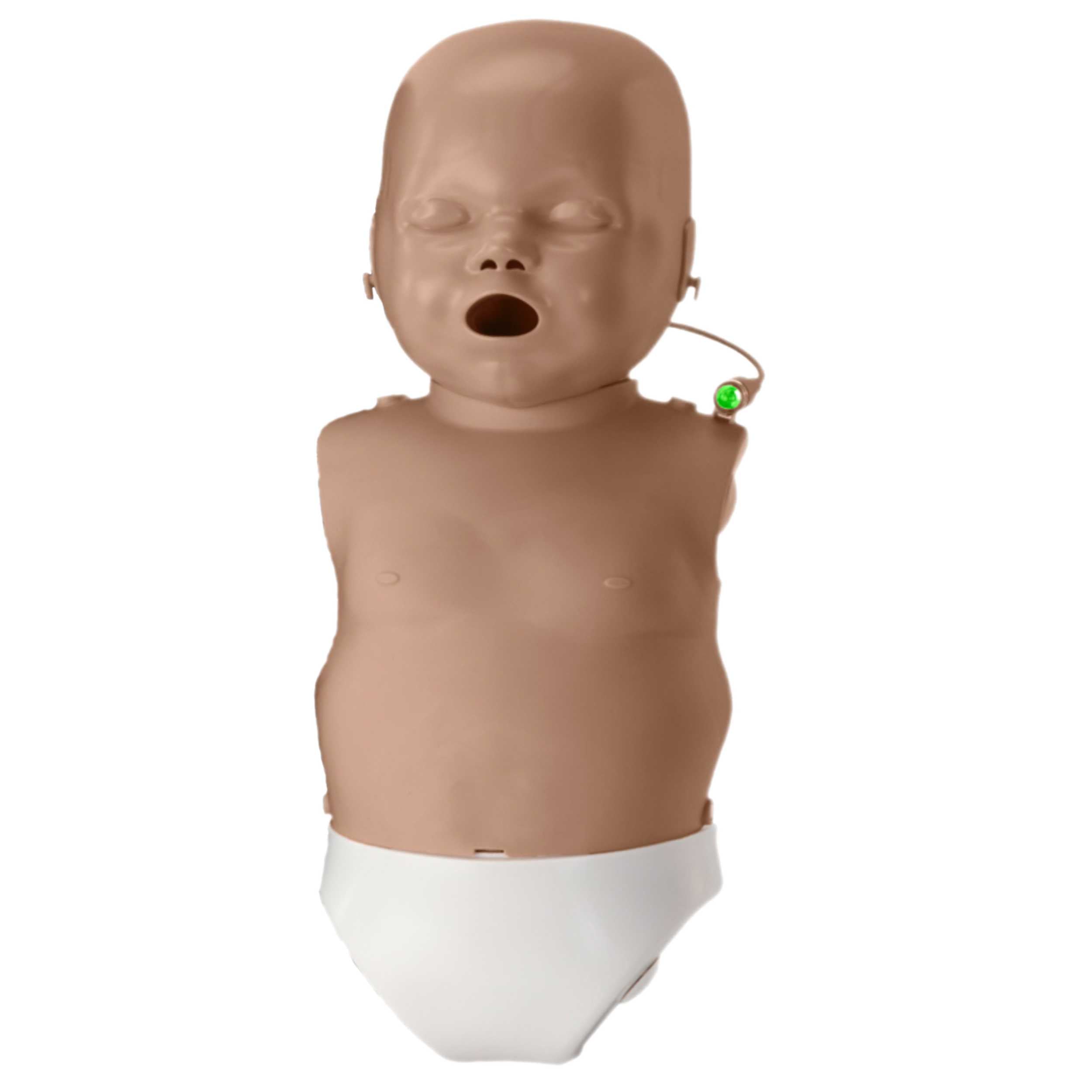 CPR Training Kit w Adult and Infant PRESTAN Ultralite CPR Manikin Dark Tone w/ Feedback, AED Ultra