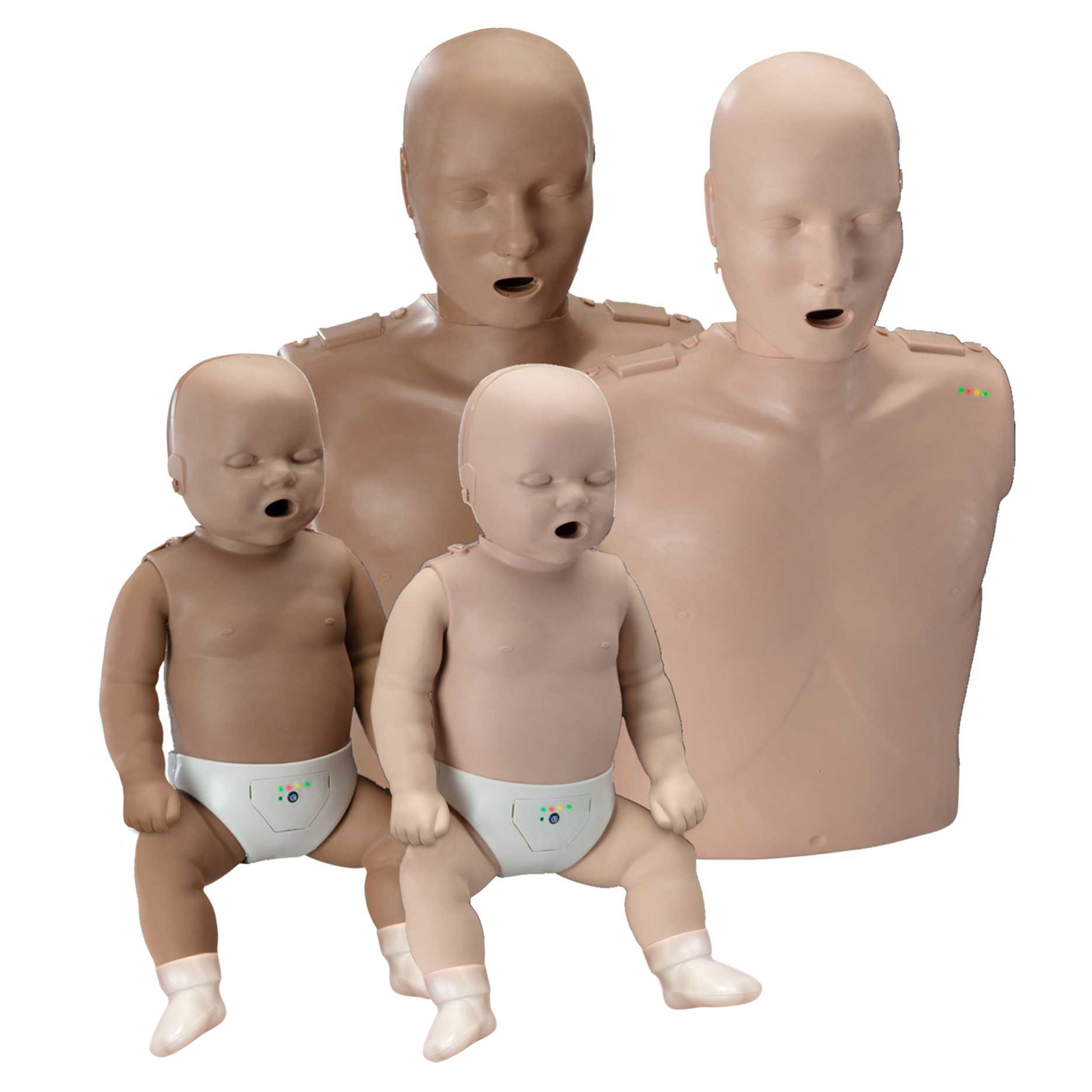 PRESTAN Take2 Diversity CPR Manikin & AED Trainer Kit (2-Adult, 2-Infant, & 2-AED UltraTrainers)