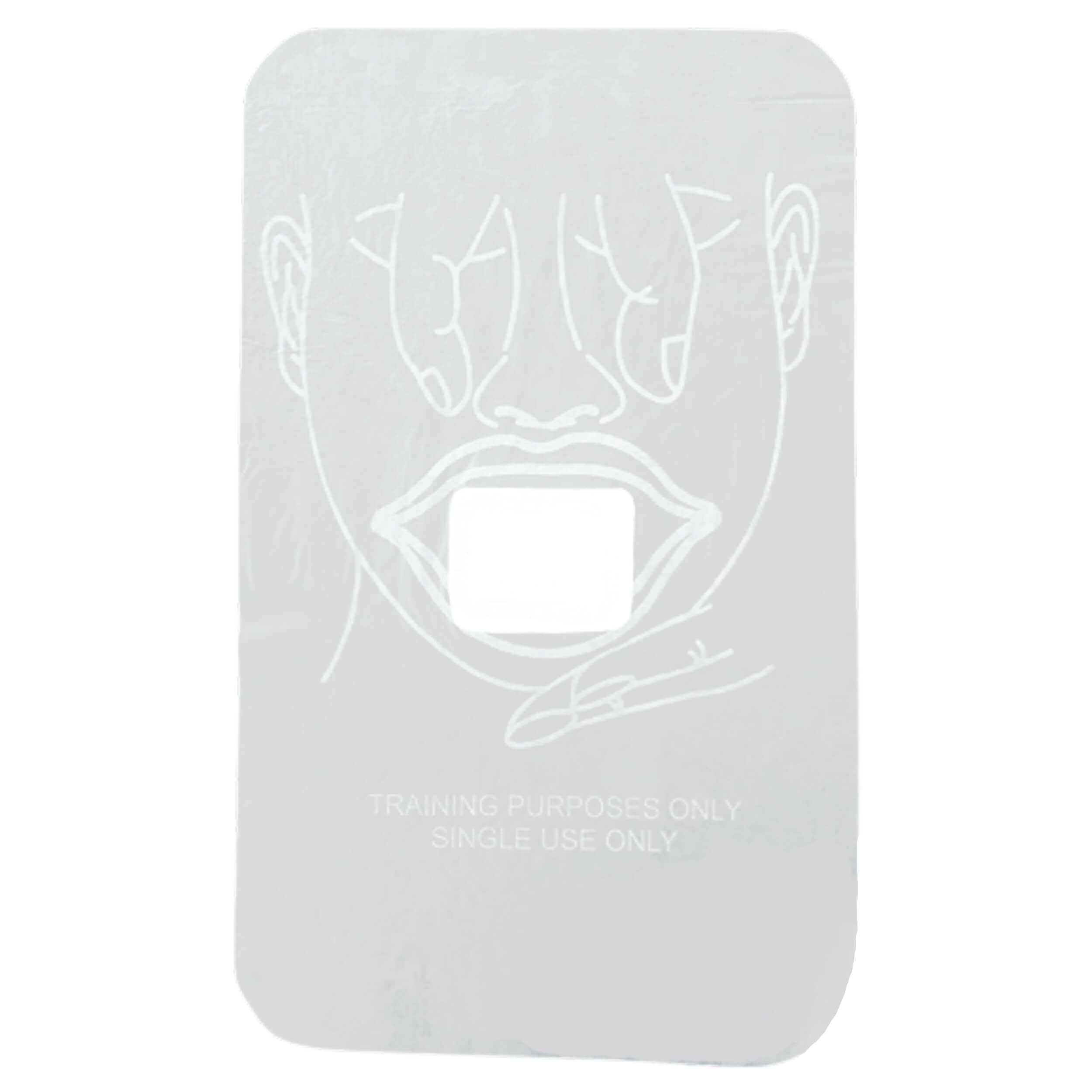 Pack of 50 CPR Practice Shields, MCR