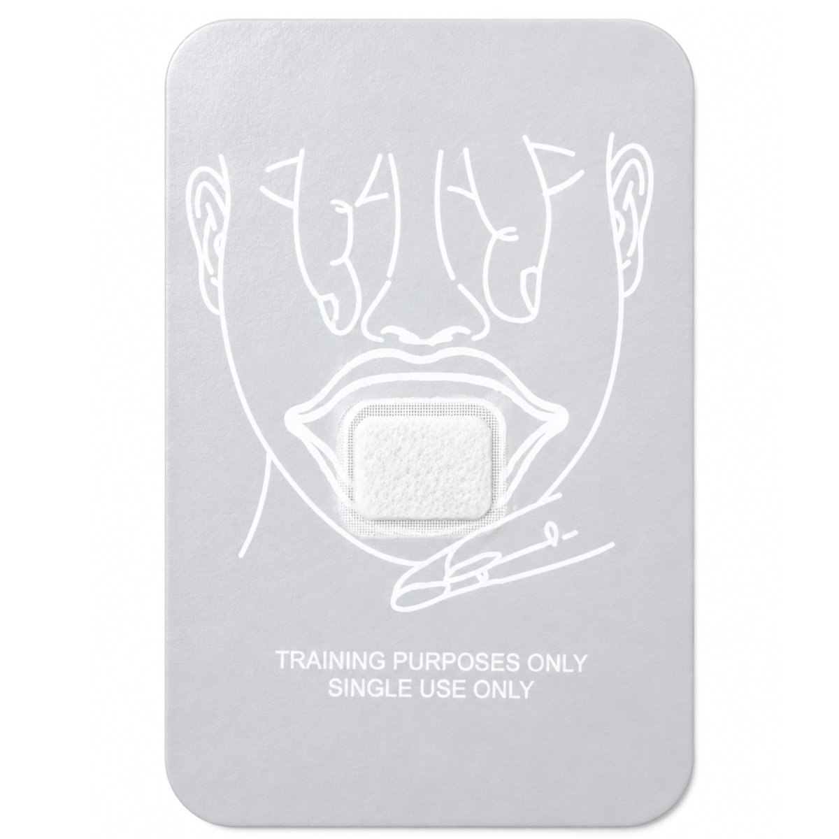 Pack of 50 CPR Practice Shields, MCR