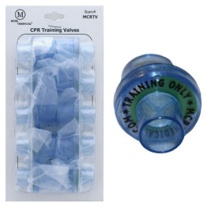 Combo Pack of CPR Training Masks, 5 Adult & 5 Infant with Valves, MCR Medical
