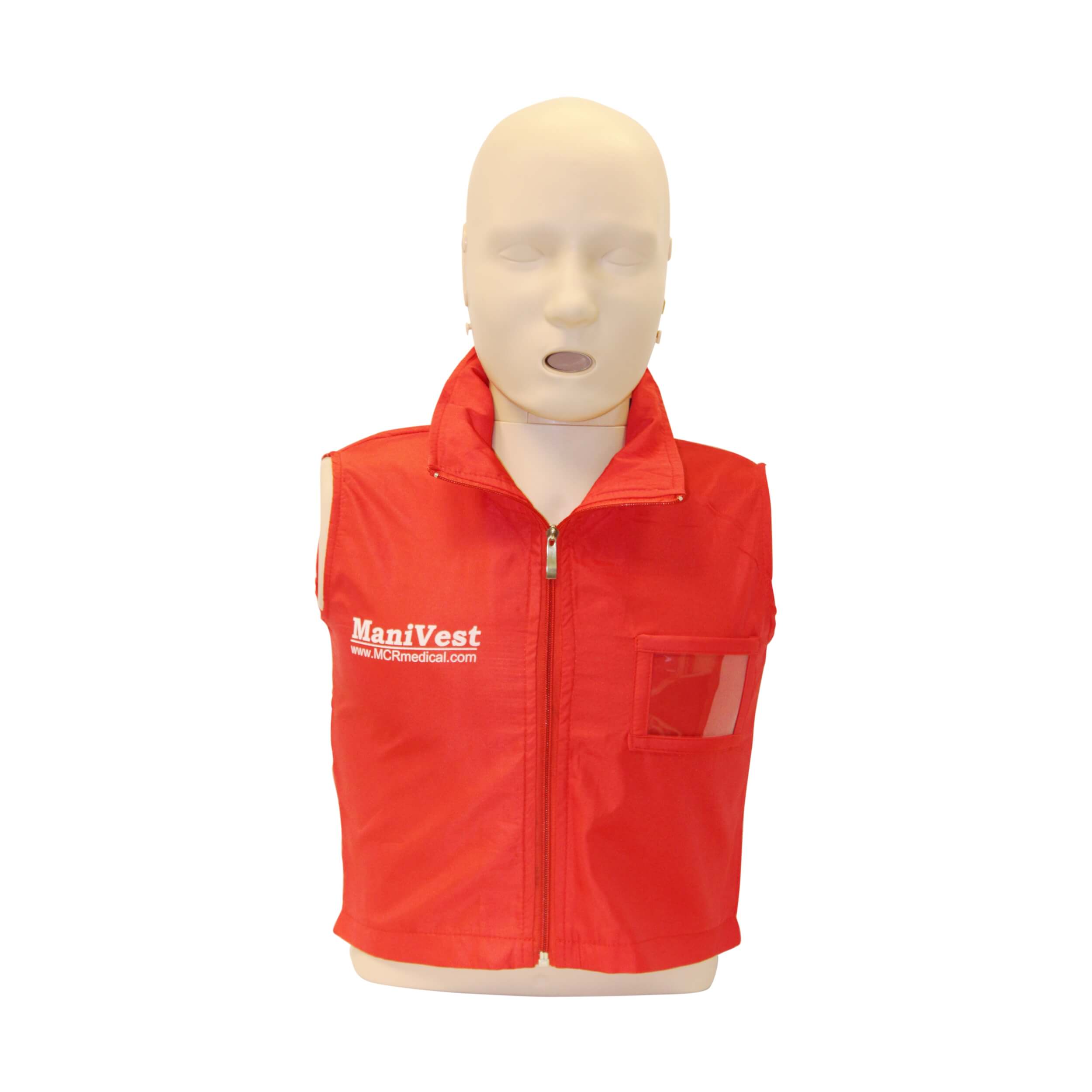 MCR Medical- ManiVest on a manikin.