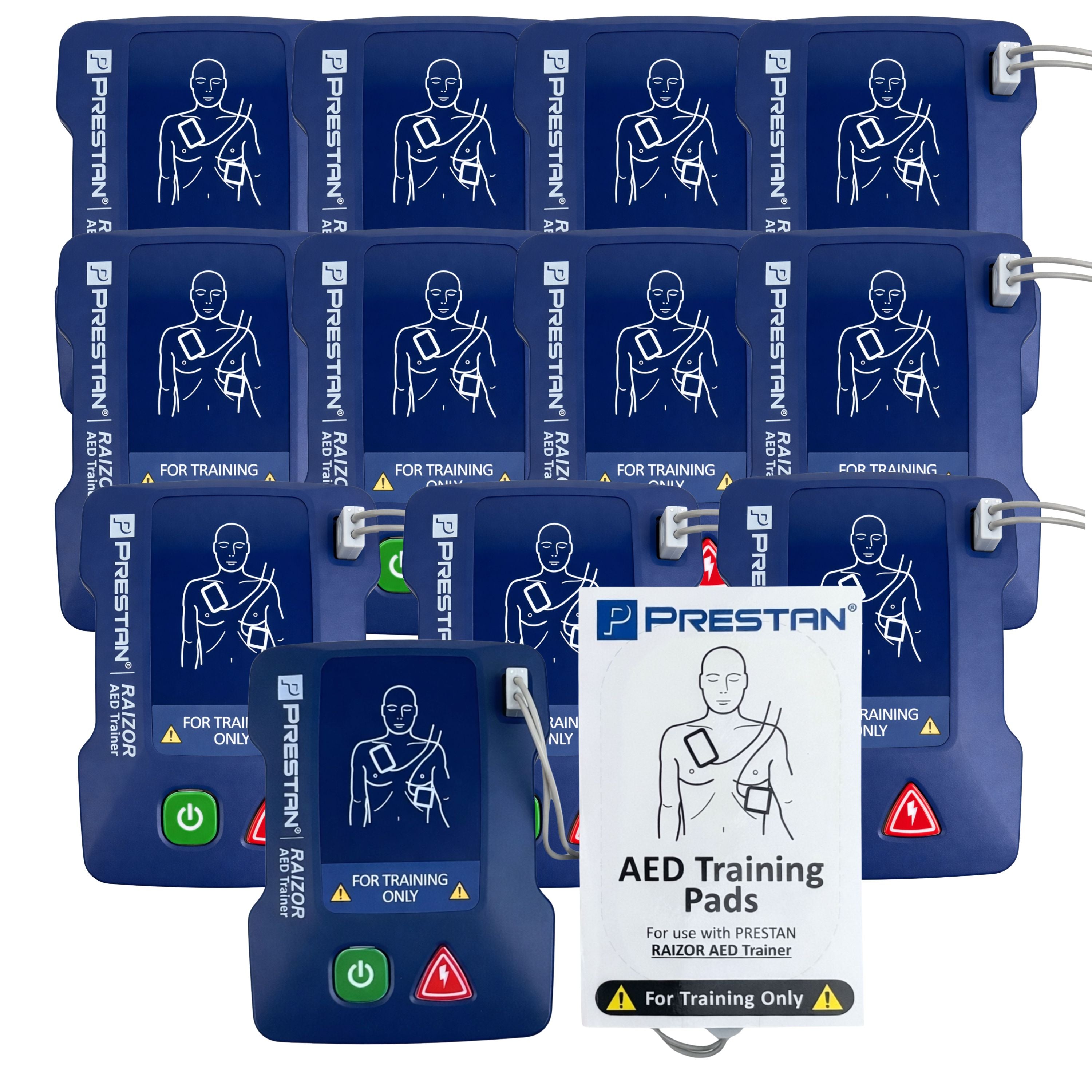 PRESTAN AED Raizor Trainer, 12-Pack | MCR Medical – MCR Medical