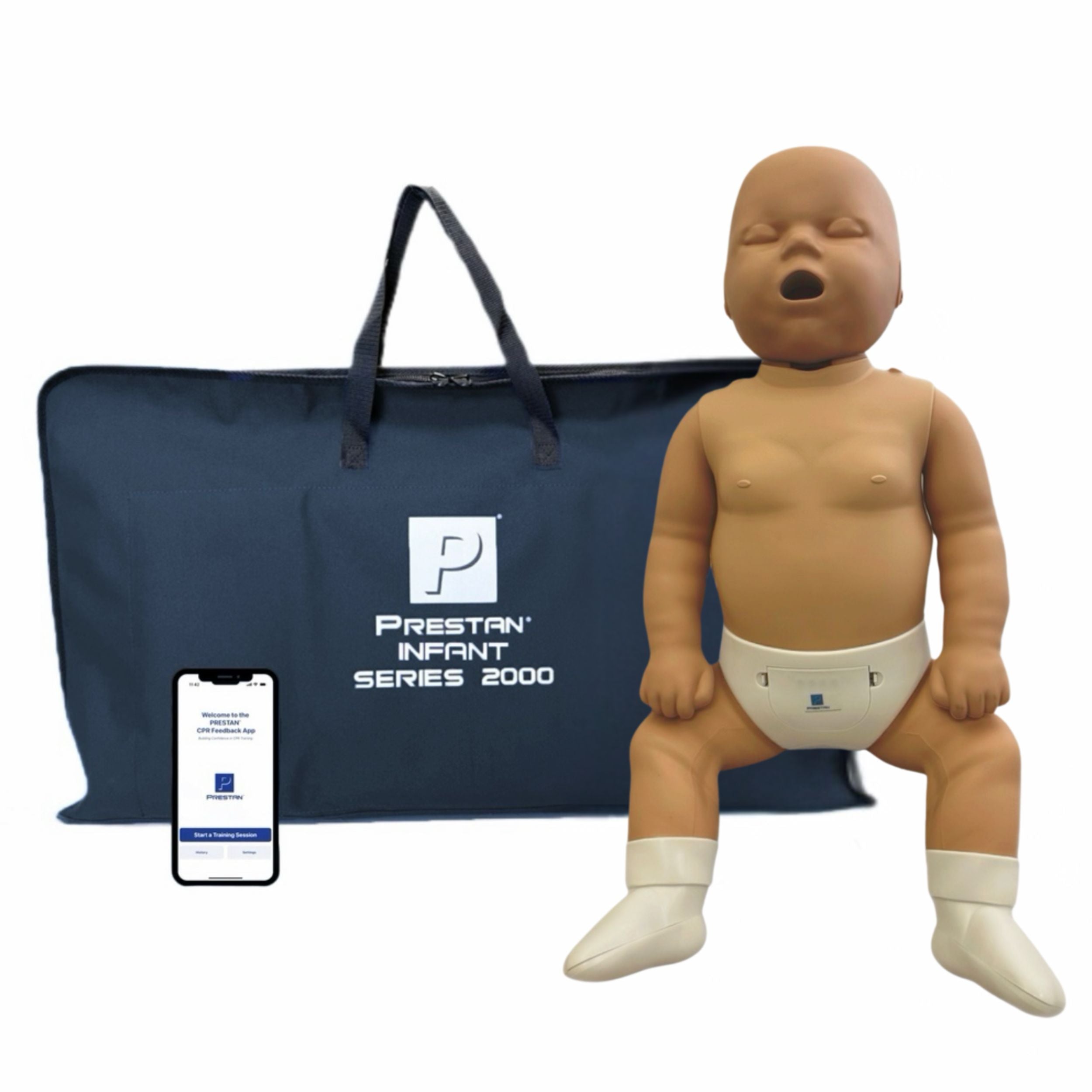 Series 2000 Infant CPR Manikin with Advanced Feedback, DARK TONE, PRESTAN