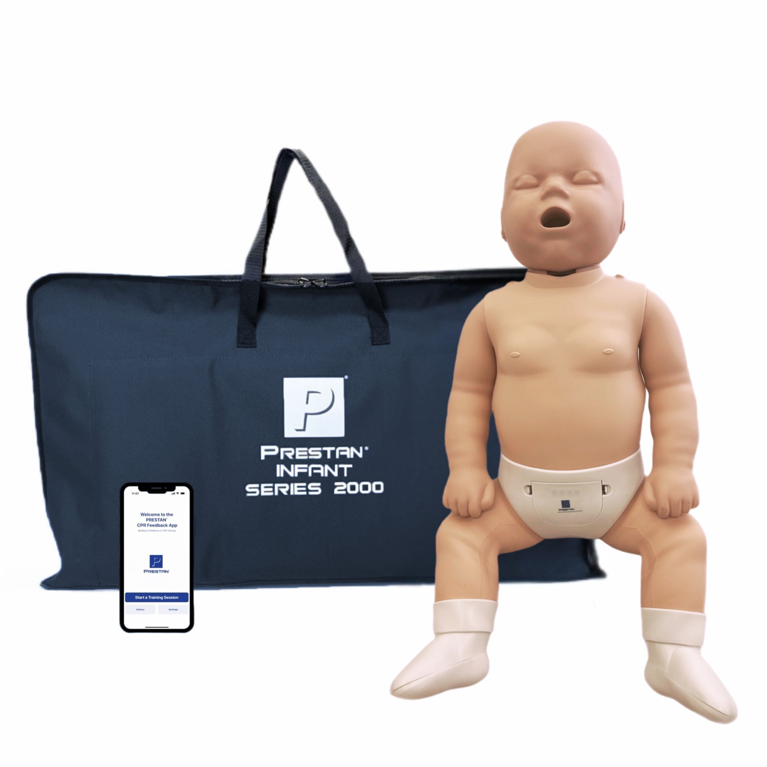 Series 2000 Infant CPR Manikin with Advanced Feedback, MEDIUM TONE, PRESTAN