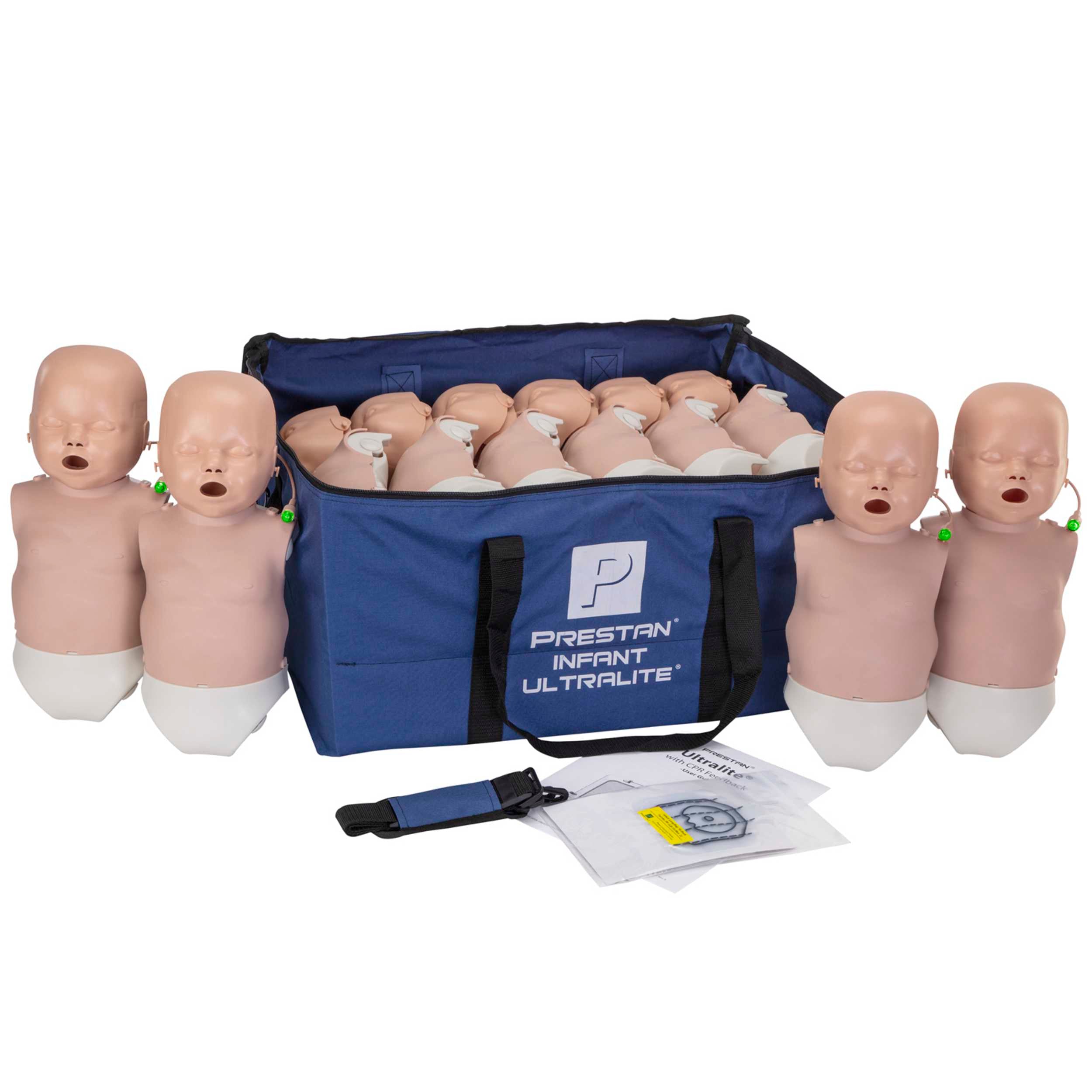 PRESTAN Ultralite CPR Manikin 12-Pack, Infant, WITH Feedback