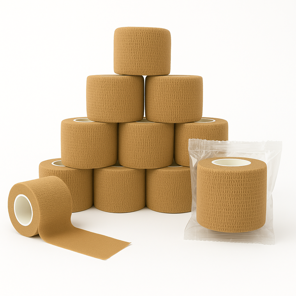 Cohesive Bandage - Self-adhering Bandage Tape-12pk