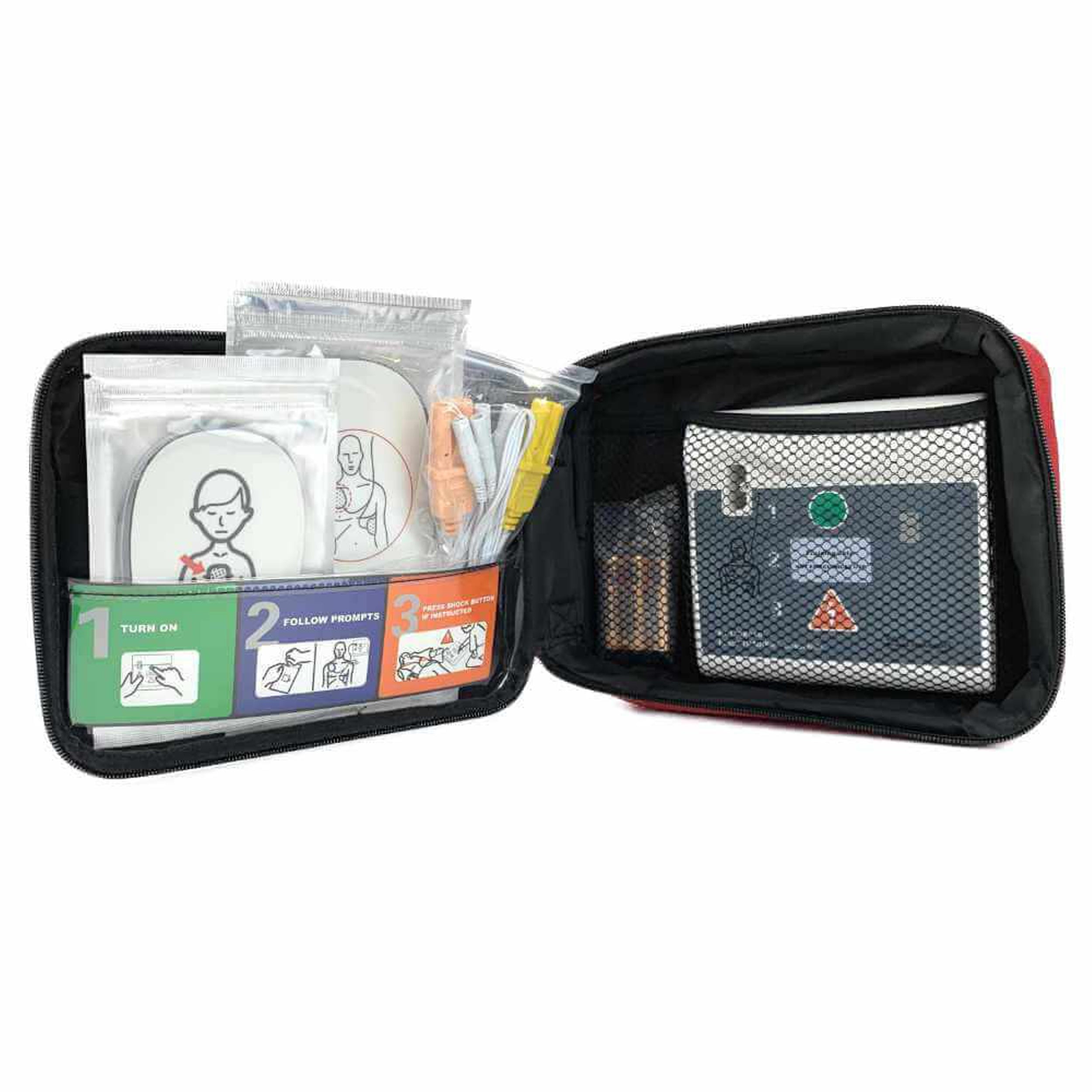 CPR Training Kit w.Adult & Infant Manikin WITH Feedback & AED Practi-Trainer Essentials, MEDIUM TONE