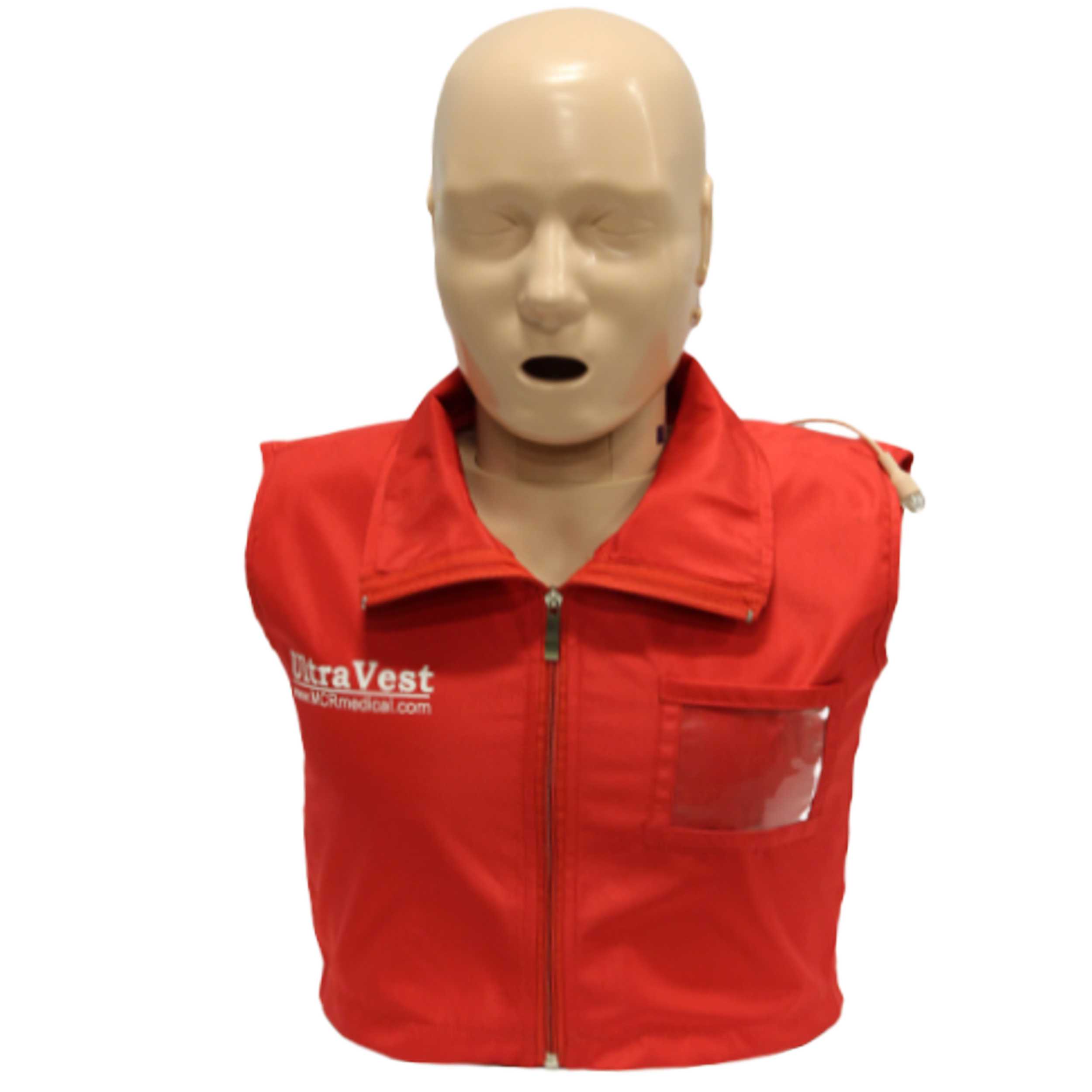 PRESTAN-Ultralite-Medium tone manikin in MCR Medical ultra vest