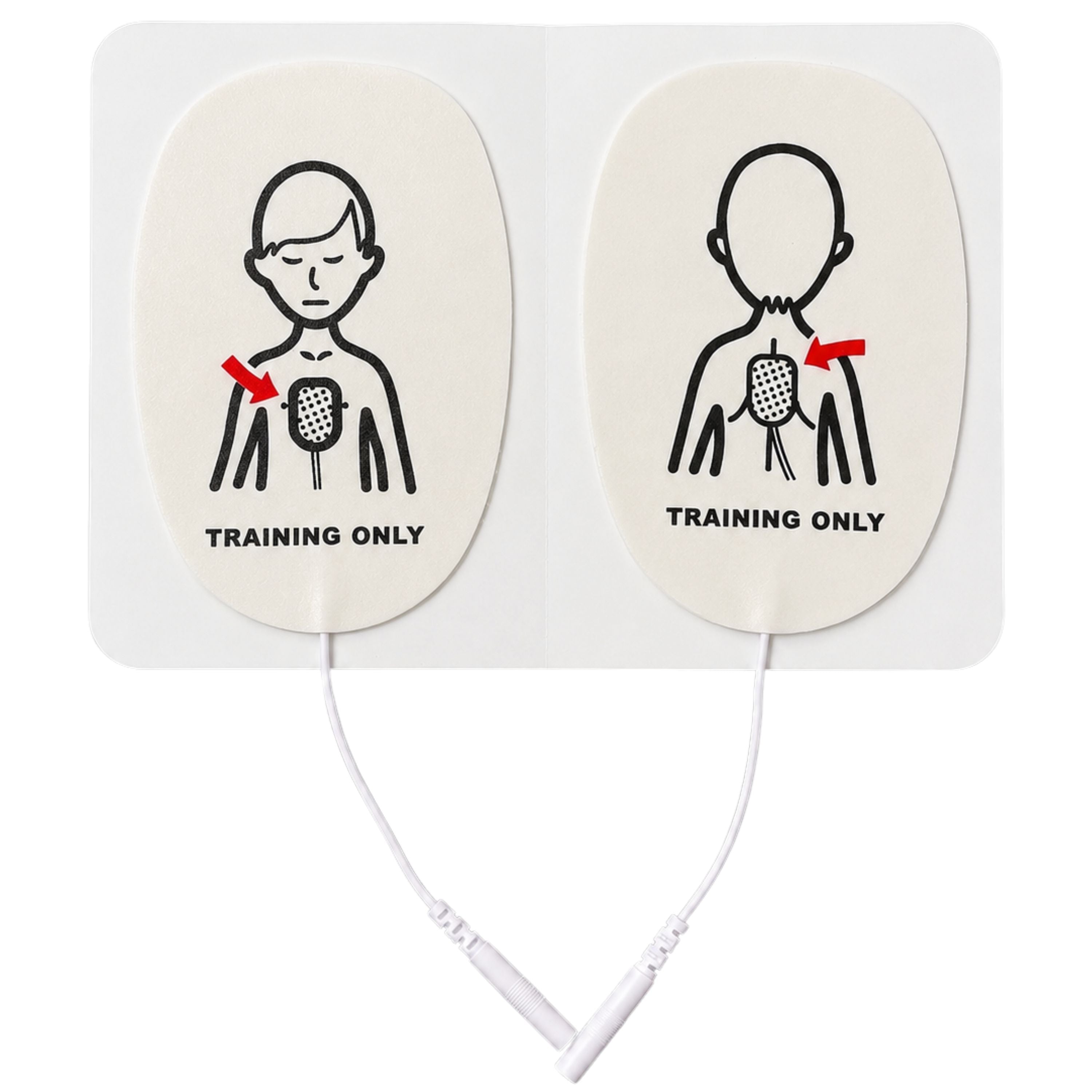 WNL-AED training pad- replacement for child Practi-Trainer Essentials on booklet