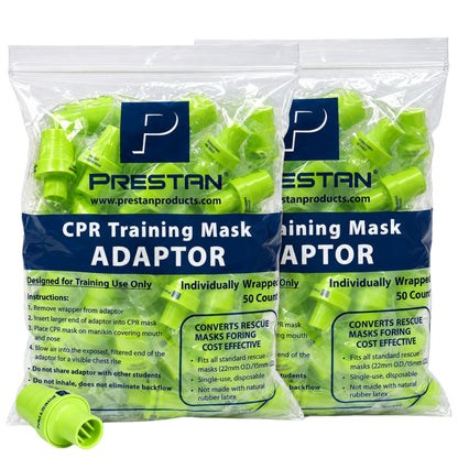 Pack of 100 CPR Training Valves, PRESTAN Products