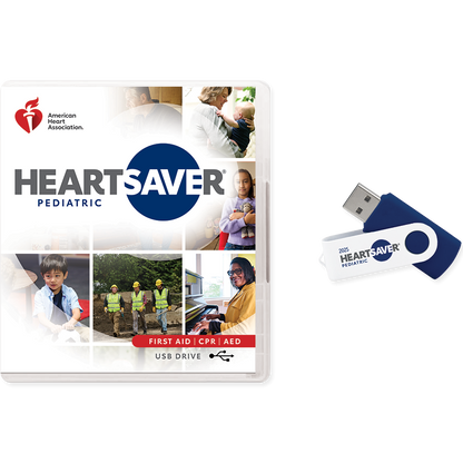 Heartsaver® Pediatric First Aid CPR AED Course Videos on USB Drive, 2025
