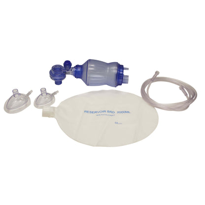 CPR Training Bag Valve Mask (BVM) Adult/Child and Infant/Neonate In Mesh Bag