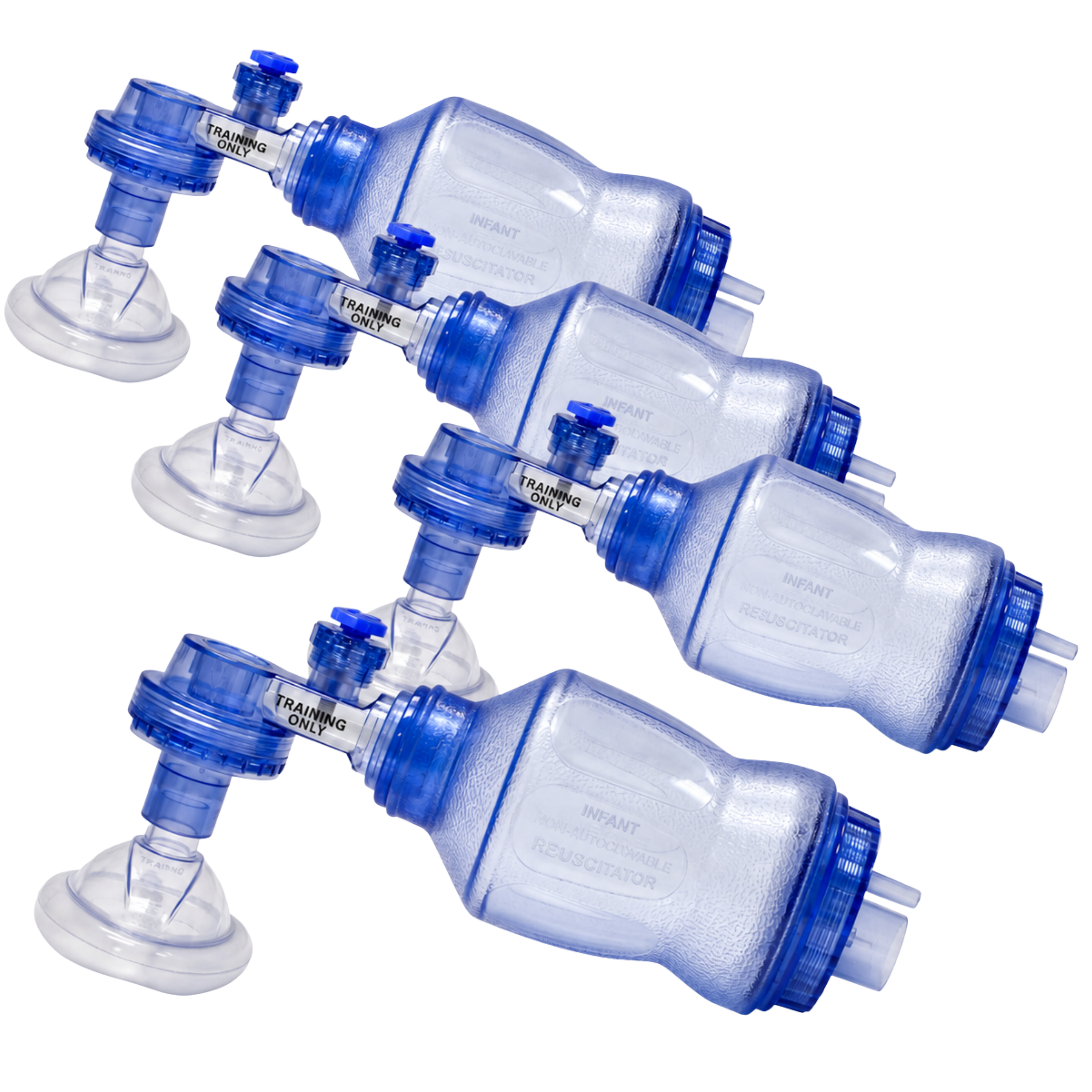 Infant/Neonate Training BVM 4-Pack in Mesh Bags