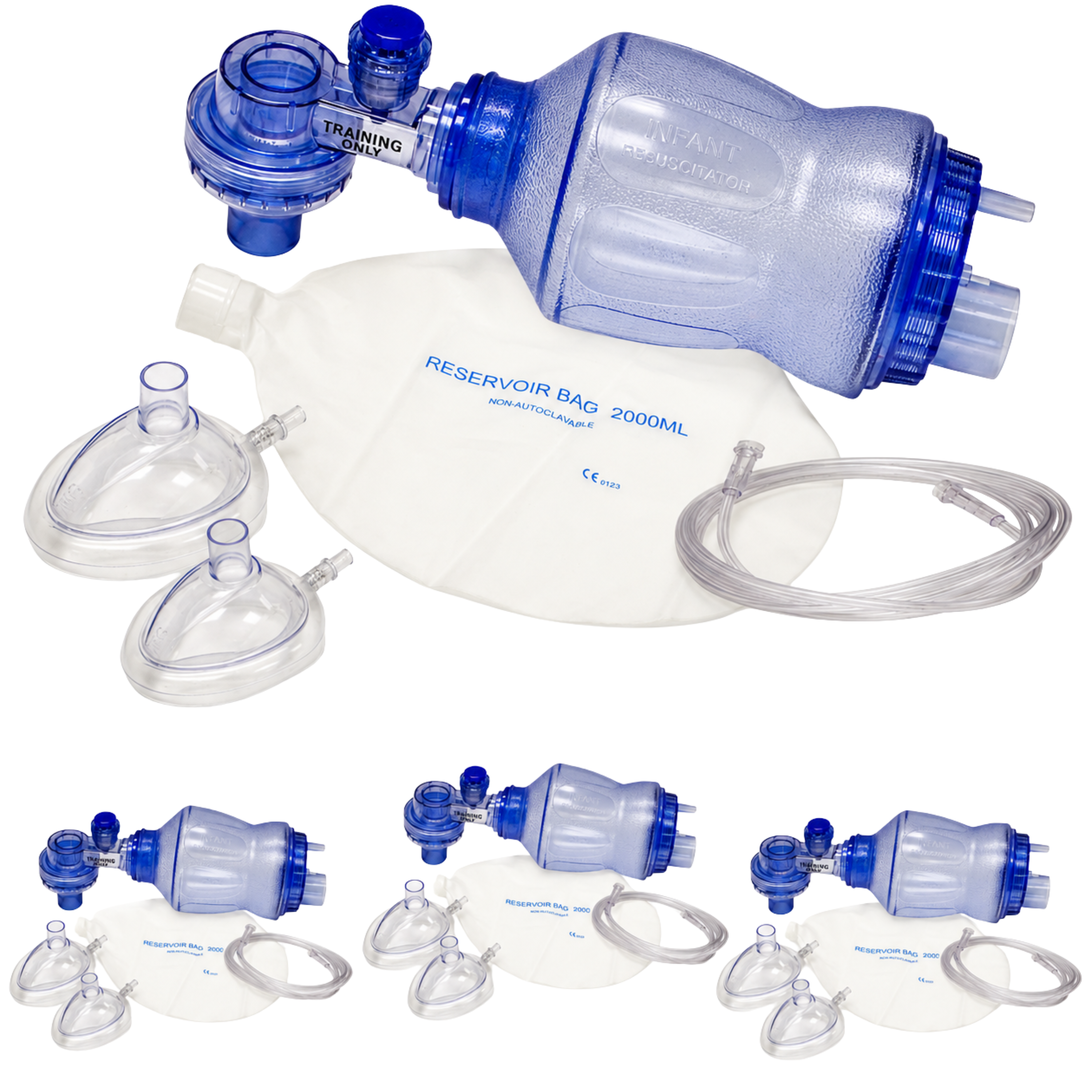 Infant/Neonate Training BVM 4-Pack in Mesh Bags