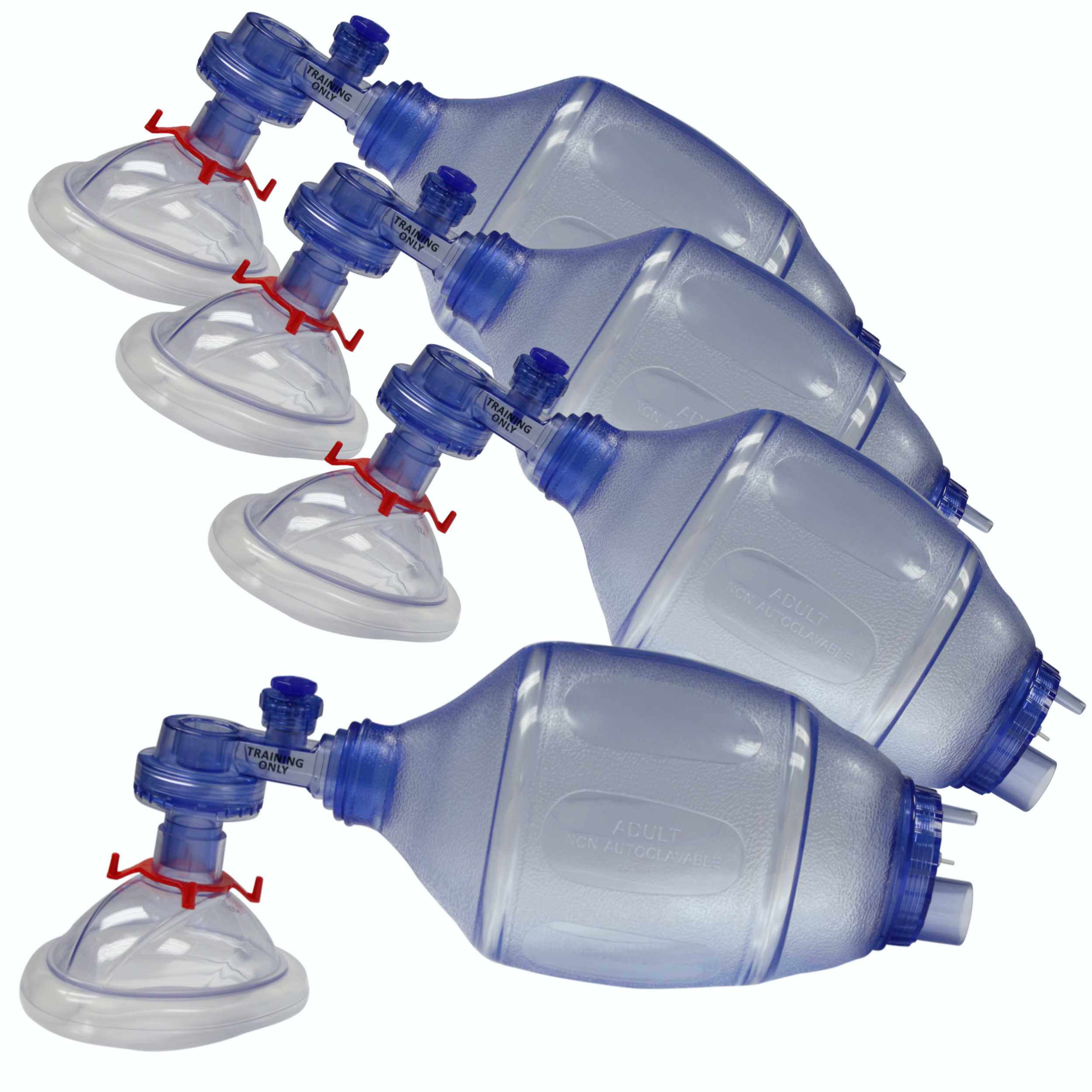 Adult/Child Training BVM 4-Pack in Mesh Bags