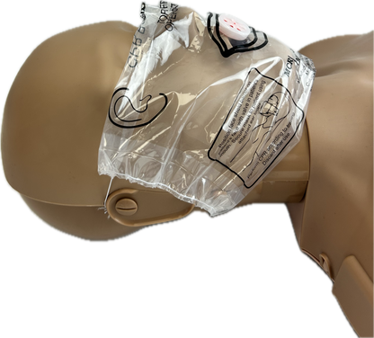 50-Pack of CPR Mask Keychains with Gloves, MCR Medical