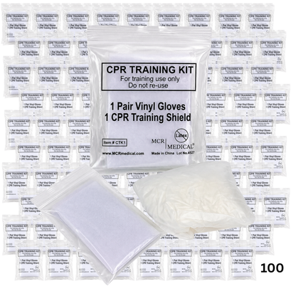 Package of 100 CPR Student Training Kits
