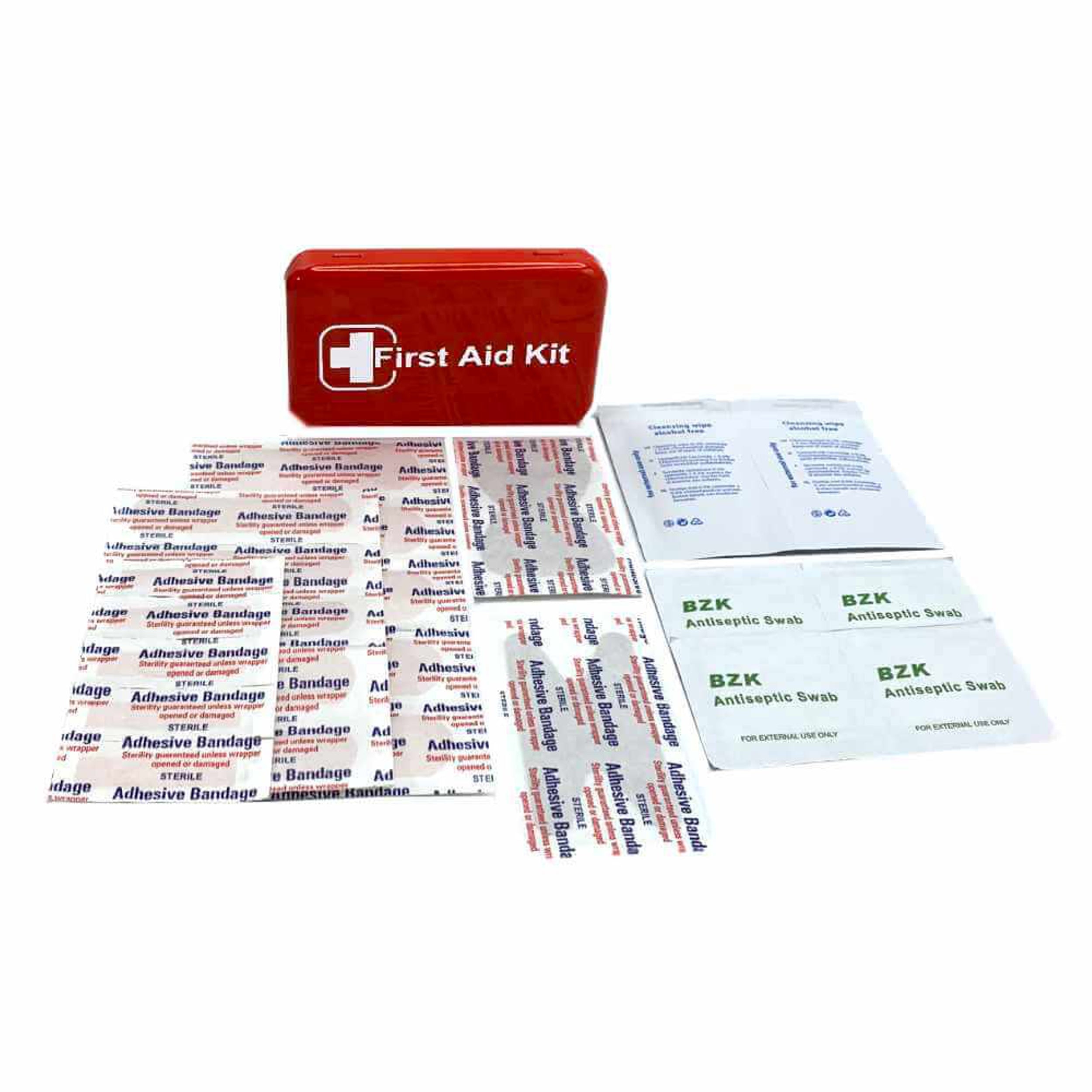 Case of 200 Mini First Aid Kits in Tins, WNL Products