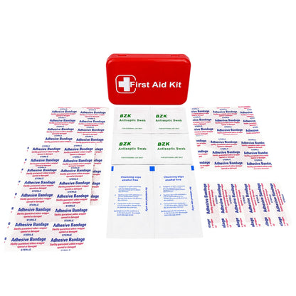 Pack of 50 Mini First Aid Kits in Tin, WNL Products