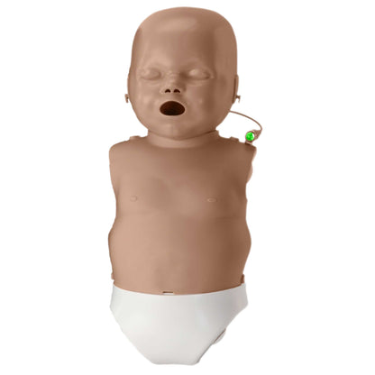 CPR Training Kit w Adult and Infant PRESTAN Ultralite CPR Manikin Dark Tone w/ Feedback, AED Ultra