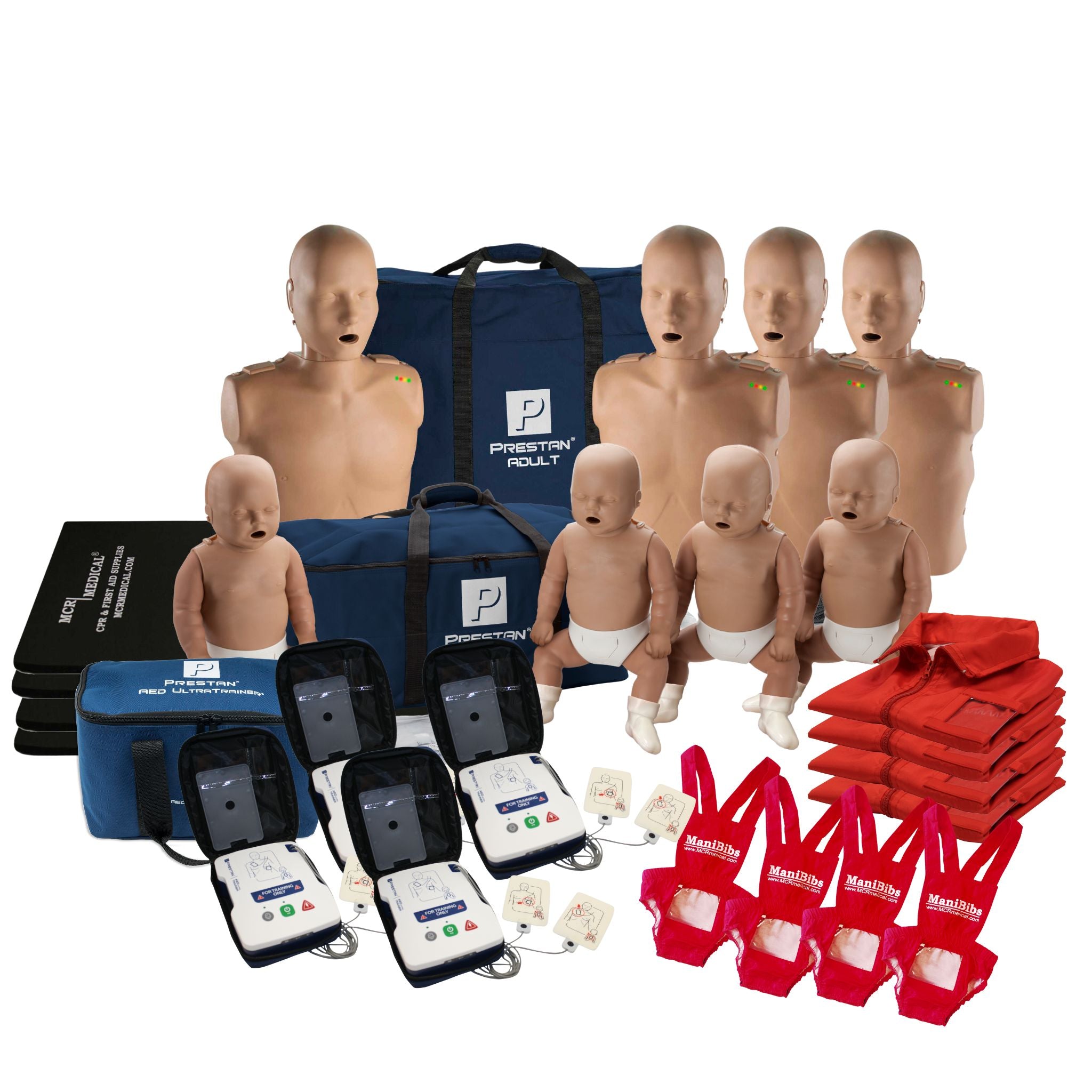 Adult 4-Pack & Infant 4-Pack W/ Feedback & UltraTrainers, Dark Tone
