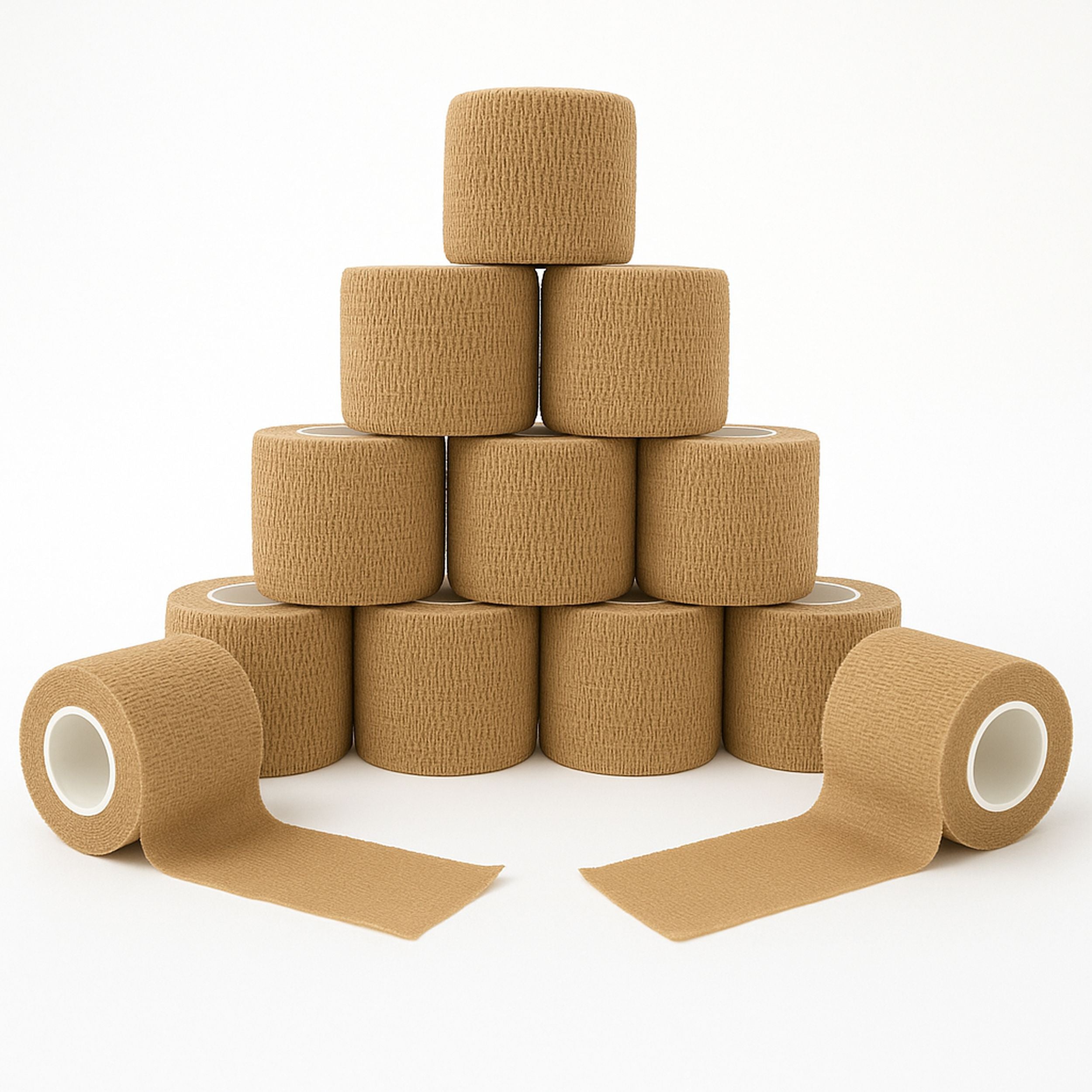 Cohesive Bandage - Self-adhering Bandage Tape-12pk