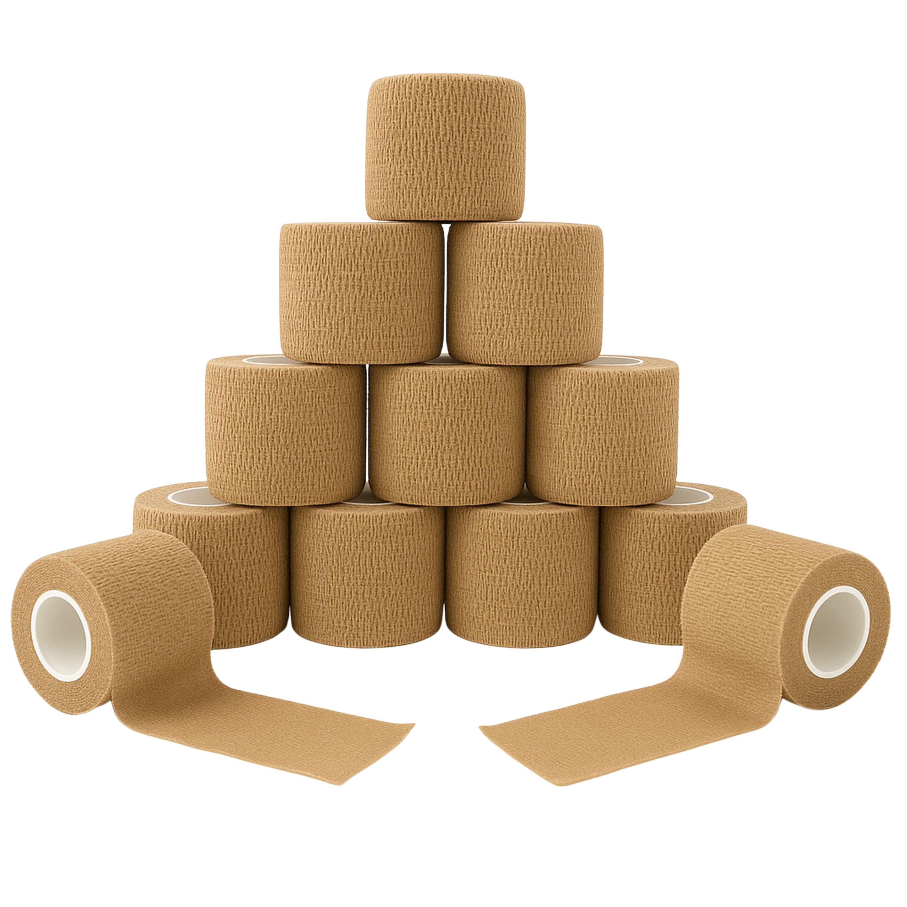 Cohesive Bandage - Self-adhering Bandage Tape-12pk