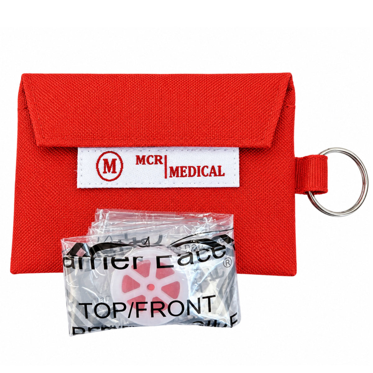 10-Pack of CPR Mask Keychains, MCR Medical