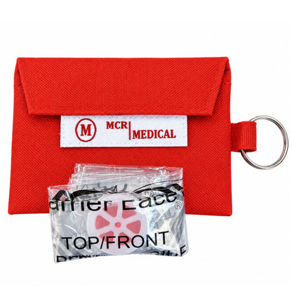 10-Pack of CPR Mask Keychains, MCR Medical