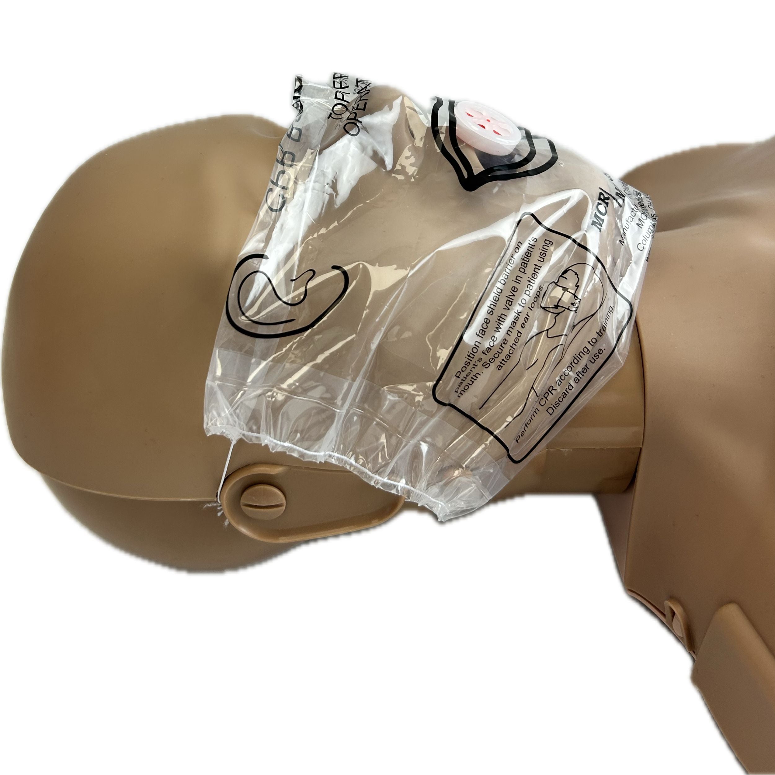 50-Pack of CPR Mask Keychains, MCR Medical