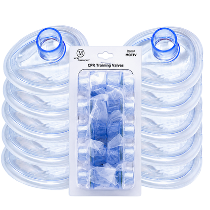 Pack of 10 INFANT Training CPR Masks with FREE Valves, MCR Medical