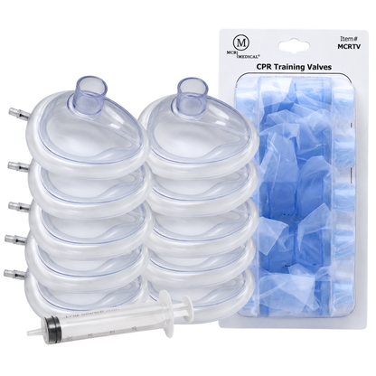 Pack of 10 Adjustable Infant Training CPR Masks, MCR Medical