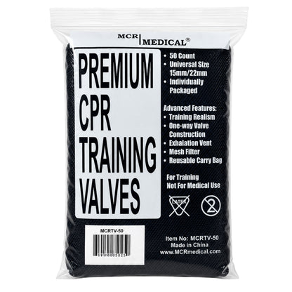 Pack of 50 CPR Training Valves, MCR Medical