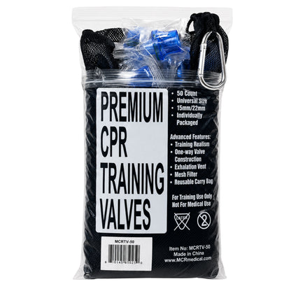Pack of 50 CPR Training Valves, MCR Medical