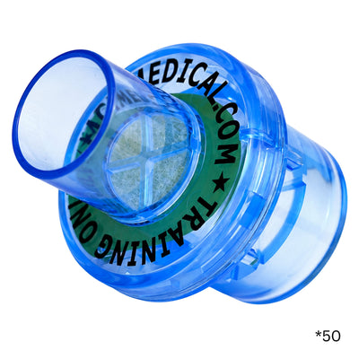Pack of 50 CPR Training Valves, MCR Medical