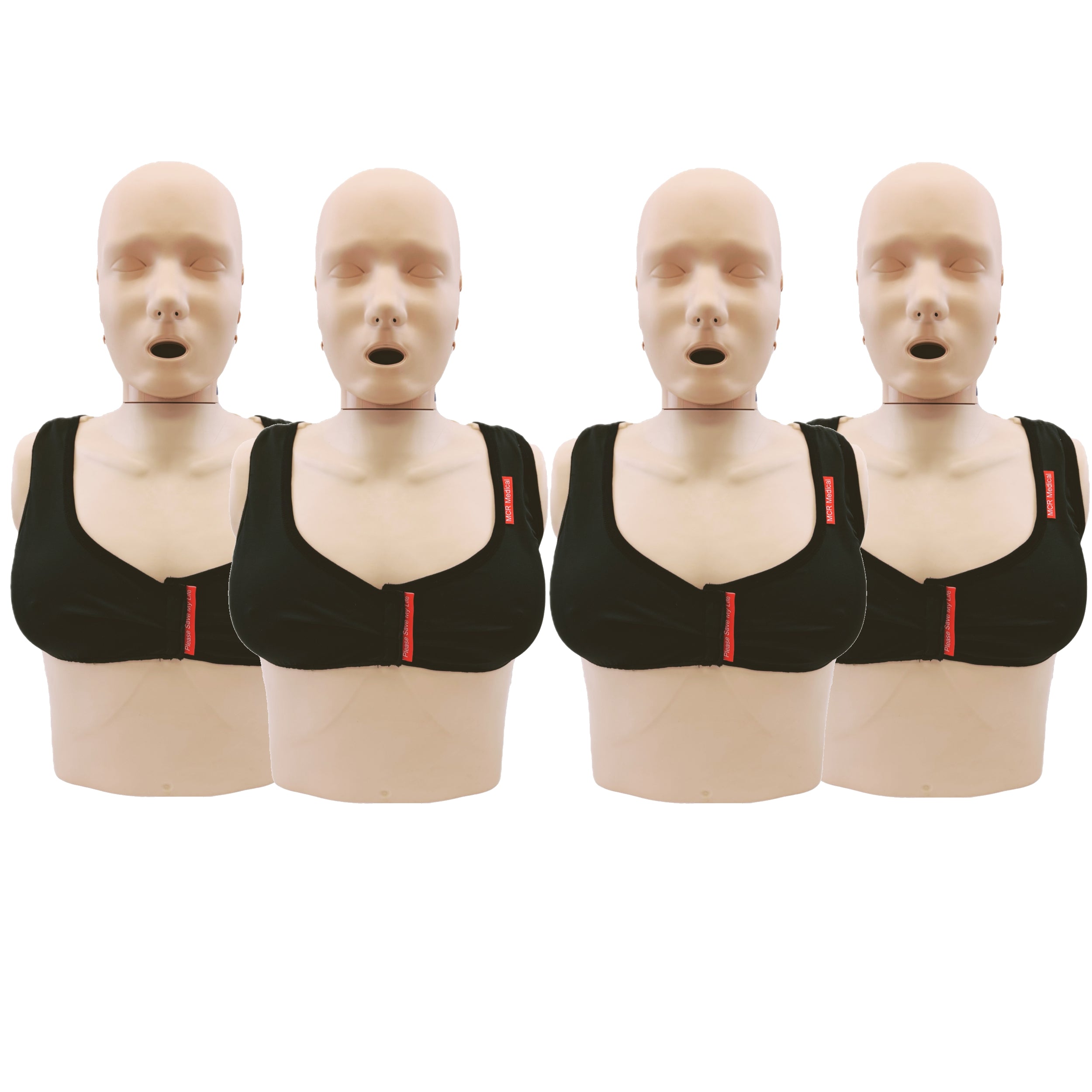 ManiBra CPR Female Manikin Bra, 4-Pack