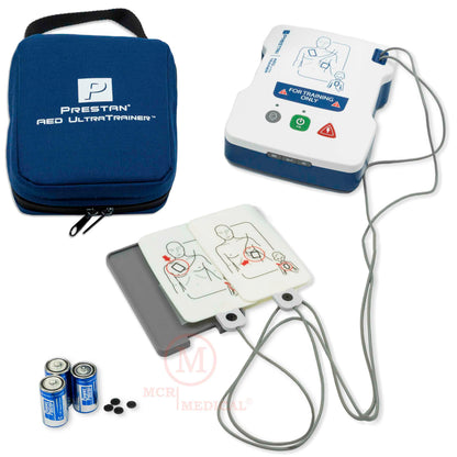 CPR Training Kit w. Adult & Infant Manikin WITH Feedback & AED UltraTrainer, DARK TONE