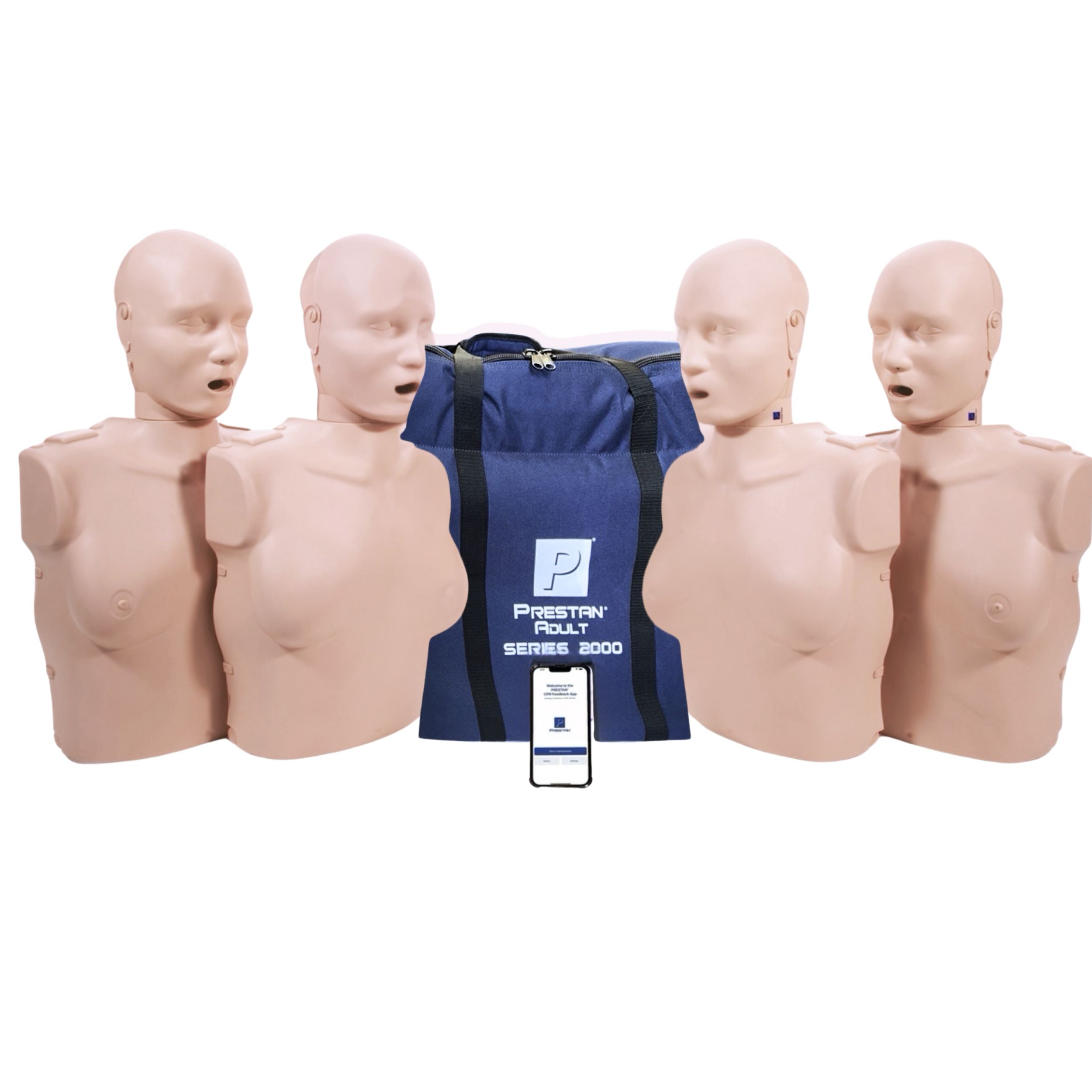 4-pack Series 2000 Adult Female CPR Manikin with Advanced Feedback, MEDIUM TONE
