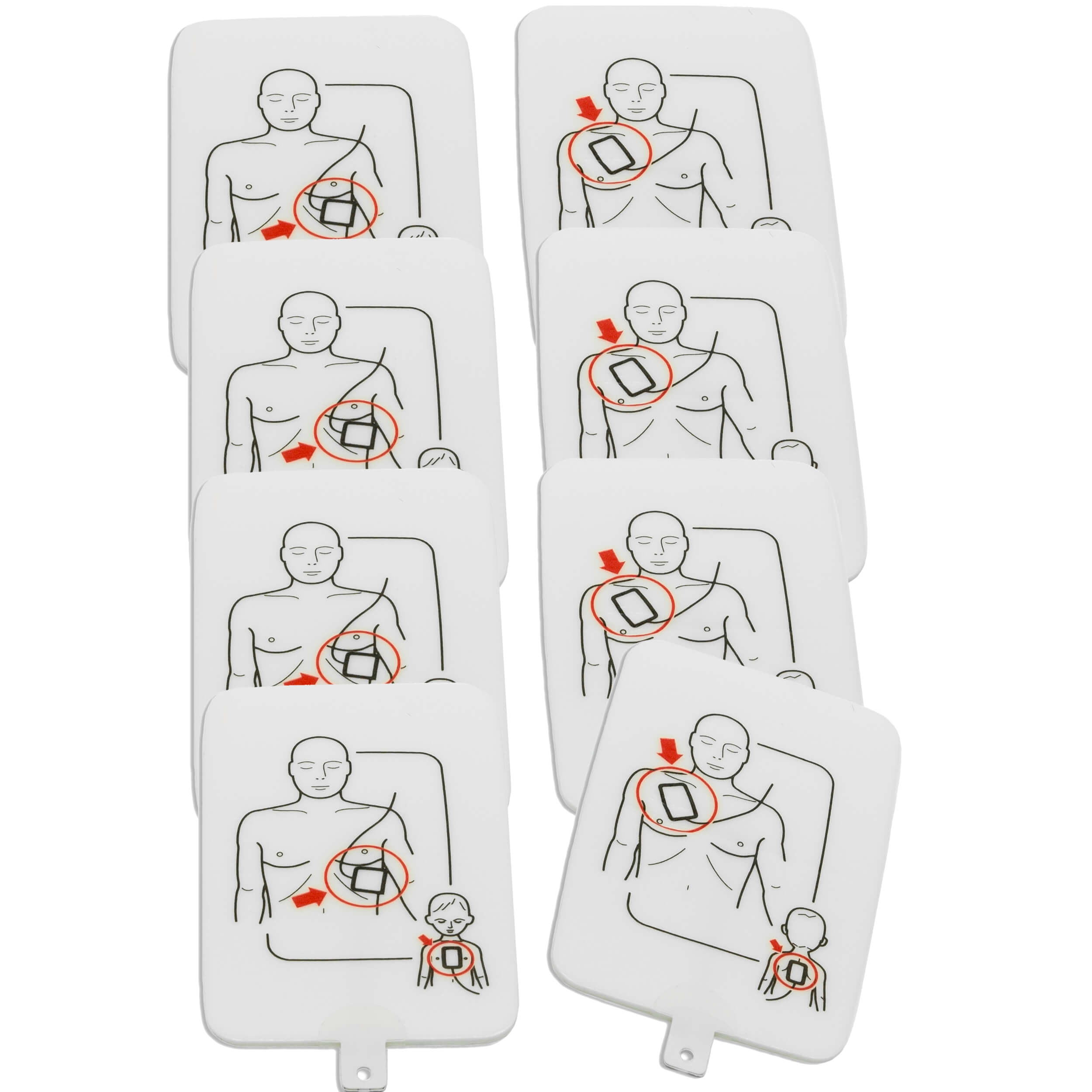 4-Pack of AED UltraTrainer Pads (4 Sets), Prestan