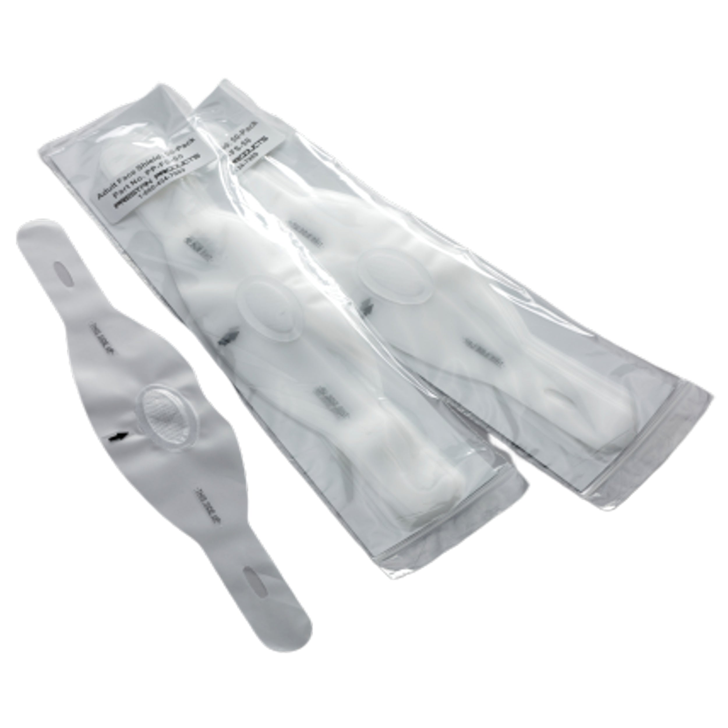 Adult 50-Pk Manikin Shields (Filtered), Prestan PP-AFS-50