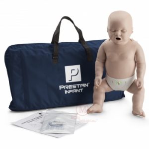 MCR Professional Manikin Training Kit: One Adult & One Infant PRESTAN Manikin, One AED Raizor Trainer, and MCR Exclusive Accessories (Medium Tone)