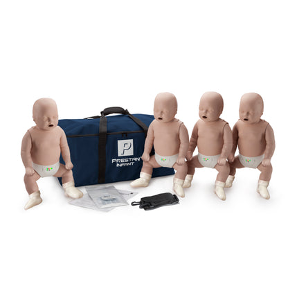 2 Female, 2 Male, and 4 Infant CPR Manikins w. Feedback, AED UltraTrainers, Carry Bag w. Wheels
