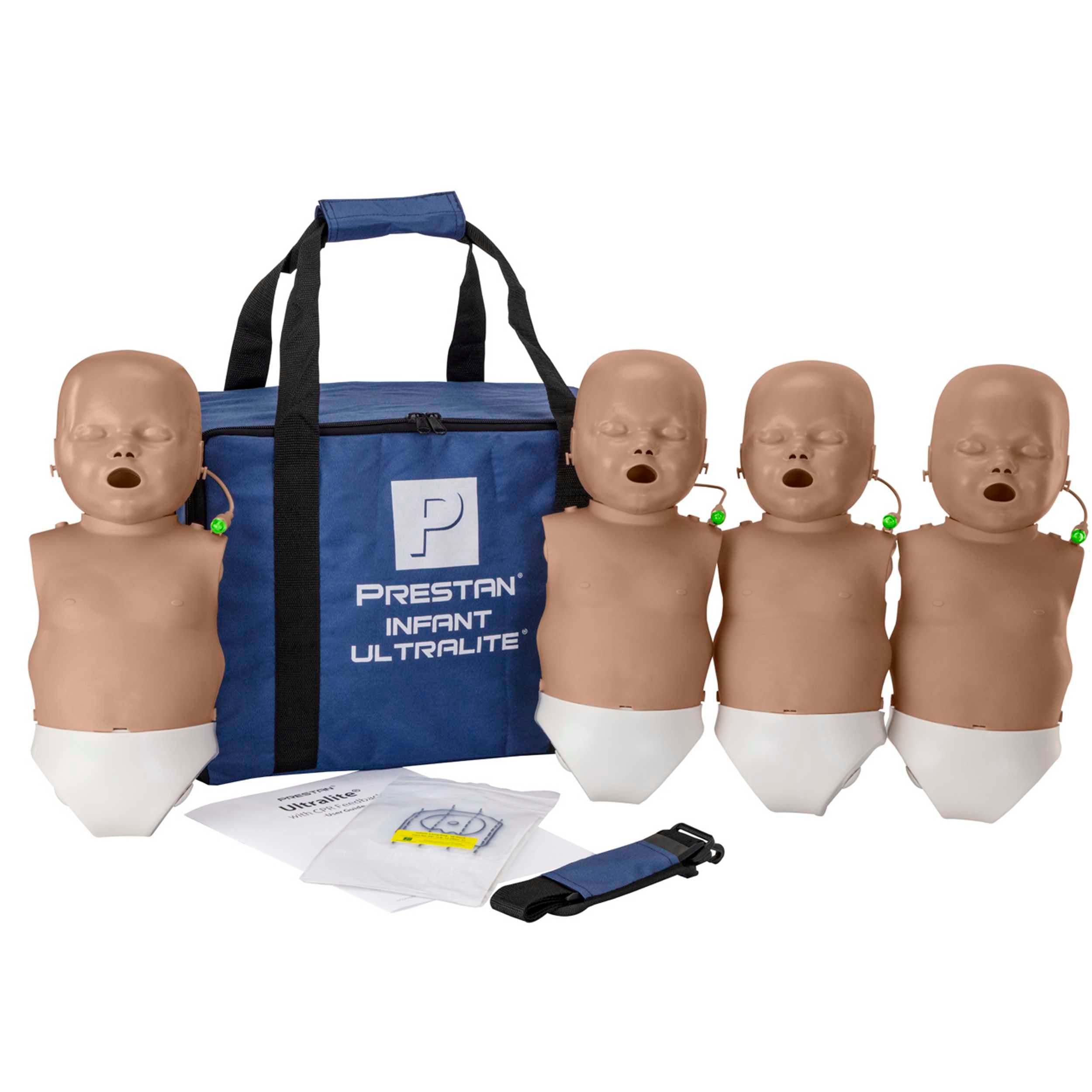 Prestan Ultralite CPR Manikin 4-Pack, Dark Tone Infant