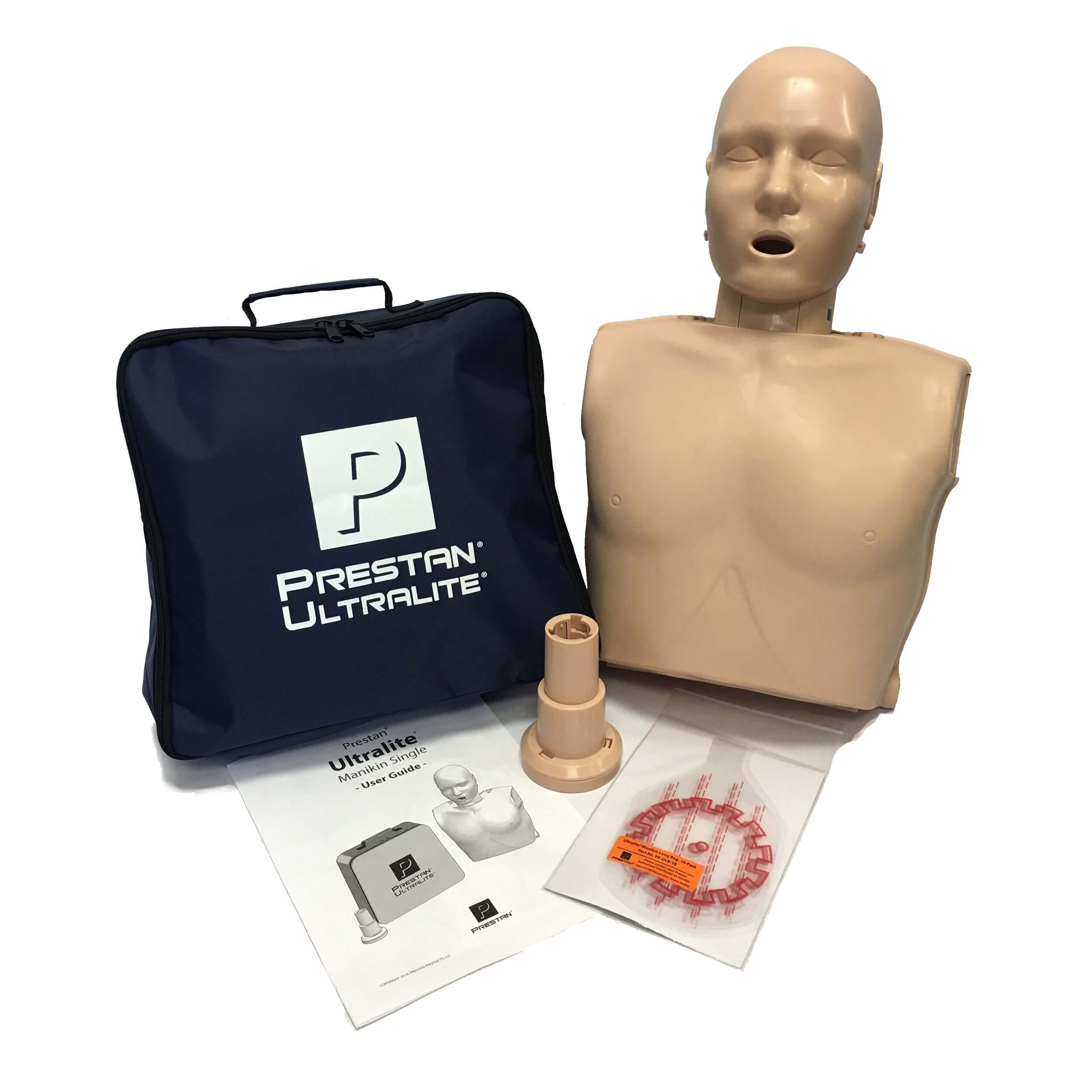 Single Prestan Ultralite CPR Manikins, Adult, w/o Feedback