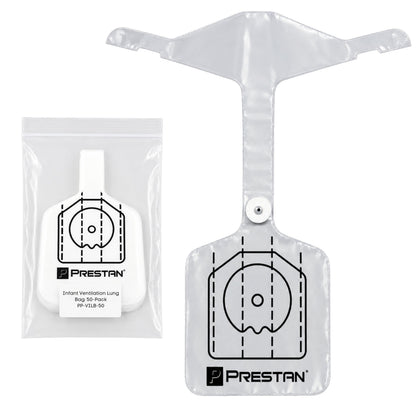 Infant Series 2000 Ventilation Lung Bag 50 - Pack, PRESTAN