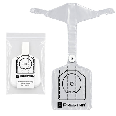 Infant Series 2000 Ventilation Lung Bag 50 - Pack, PRESTAN