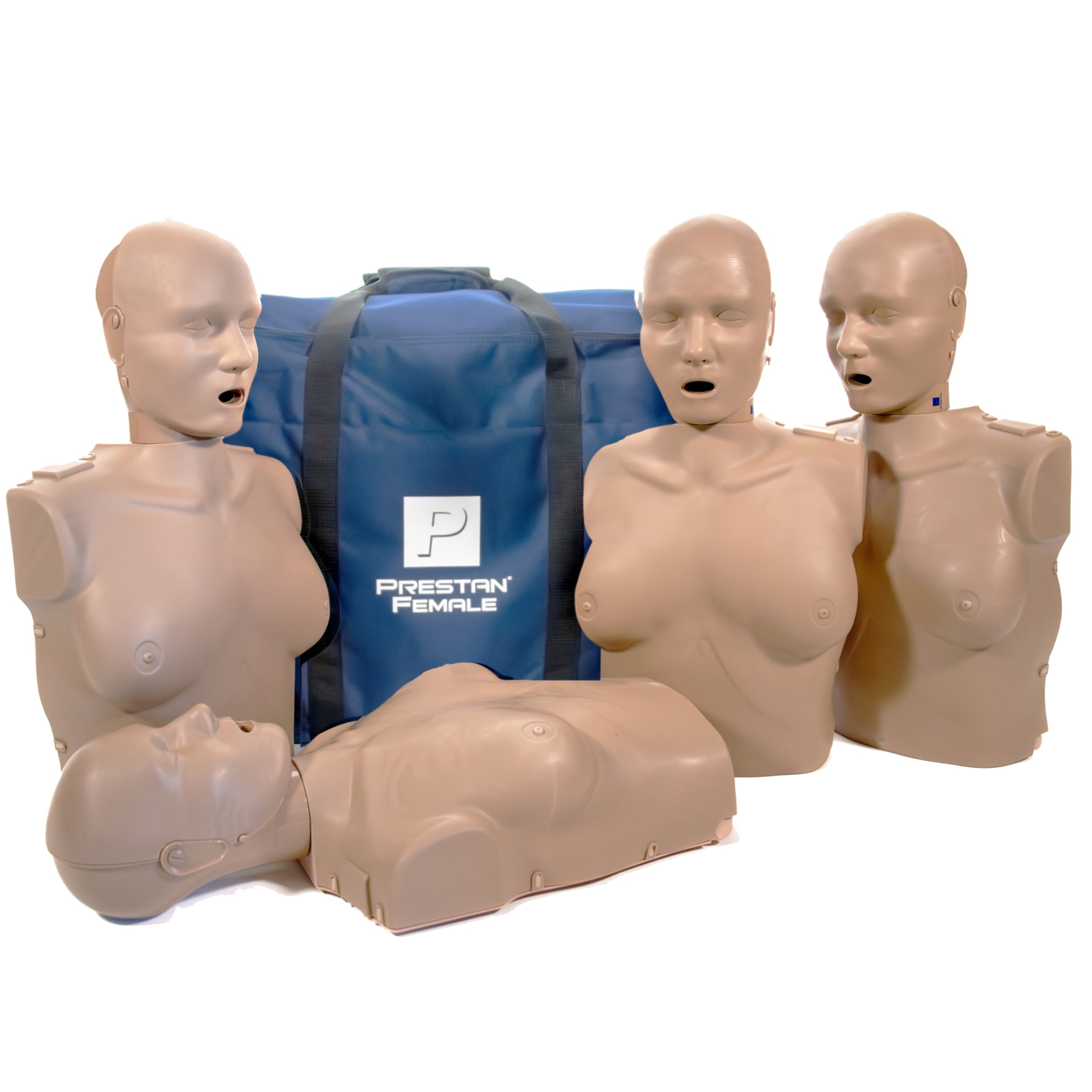 PRESTAN CPR Female Manikin Dark Tone, 4-pack
